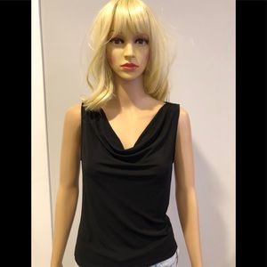 Laundry by Shelli Segal black sleeveless top